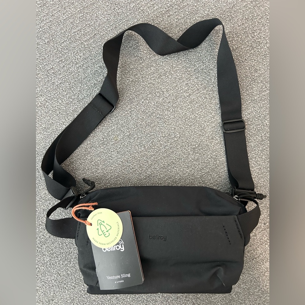 NWT Bellroy Venture Sling 6L - Black - Picture 1 of 9